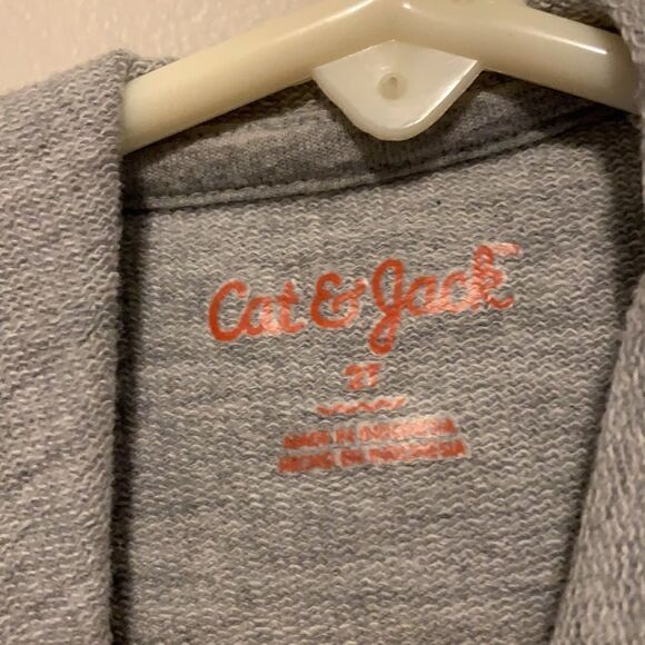 Cat and Jack Girls Hoodie Size 2t - Picture 3 of 3